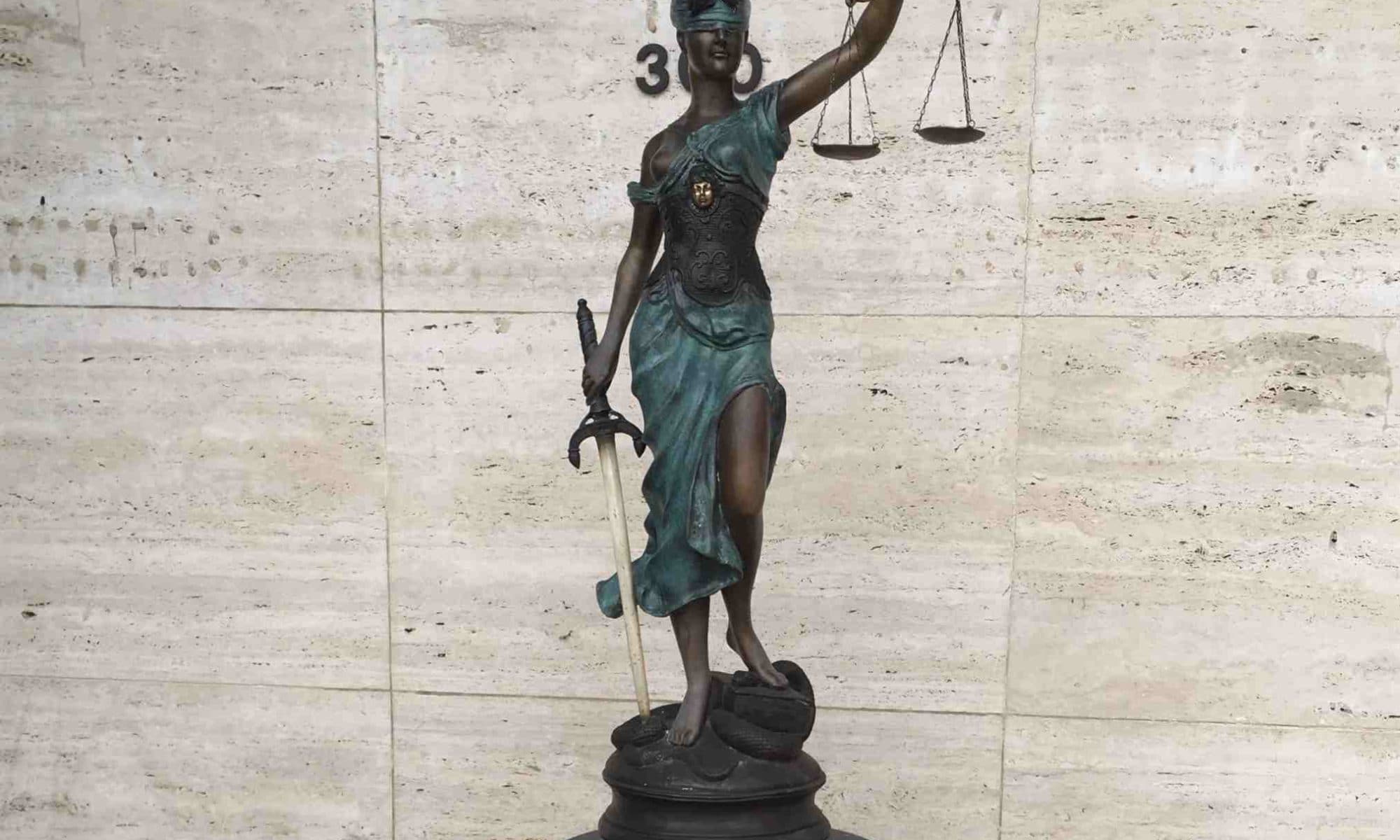 Justice is blind